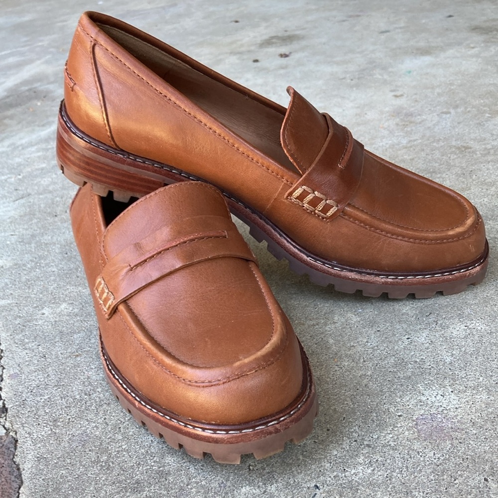Madewell “Corinne” Lugsole Loafers size 7